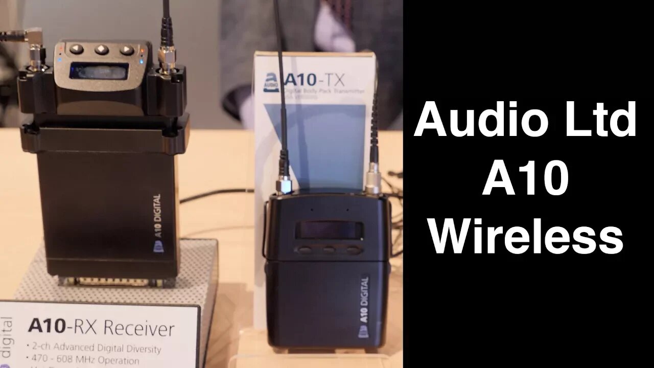 Audio Ltd A10 Wireless Microphone System - Sound Devices NAB 2018