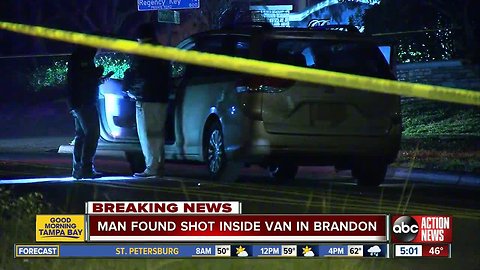 Deputy finds driver shot to death inside minivan in Brandon