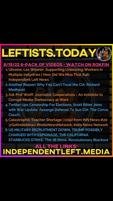 8/15: Petal Mines in Ukraine, Les Wexner, Supporting Unionizing Workers in Multiple Industries
