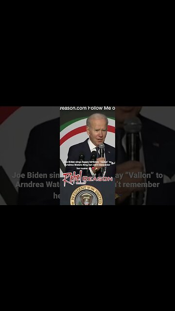 Joe Biden sings Happy Birthday “Vallon” to Arndrea Waters King