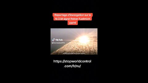 Reportage d’investigation sur le nouvel ordre mondial
