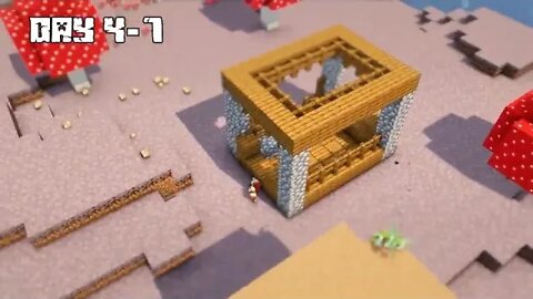 I ~ Survived ~ 100 DAYS as a MOOSHROOM in HARDCORE Minecraft!