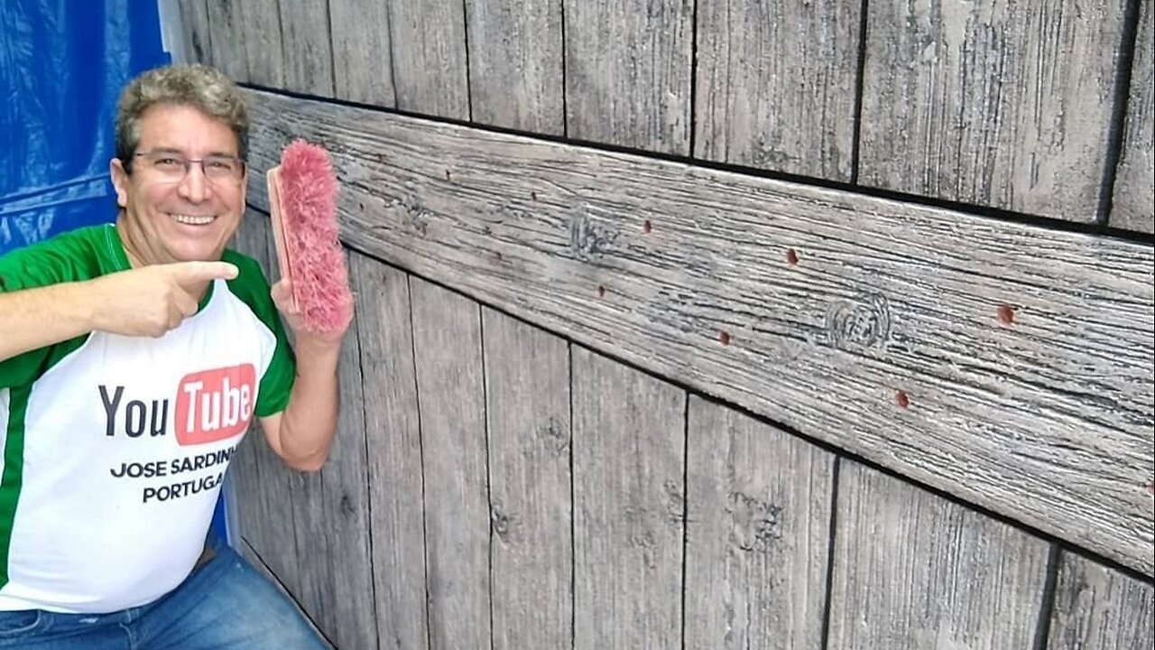 see what this painter does with cement glue