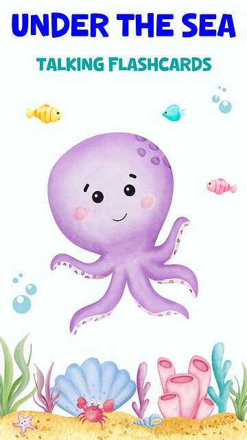 Dive into the Ocean: Talking Flashcards for Kids - Under the Sea Edition
