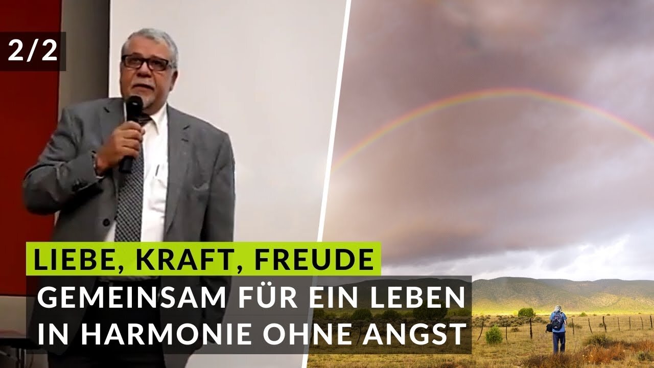 Wir fordern eine harmonische, friedliche Welt der Liebe ohne Angst🌐 - Vortrag von M. Abdellaziz 2/2