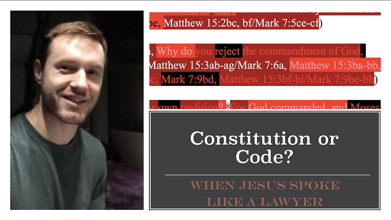 290. The perfect answer. Matthew 15:3, Mark 7:6&9