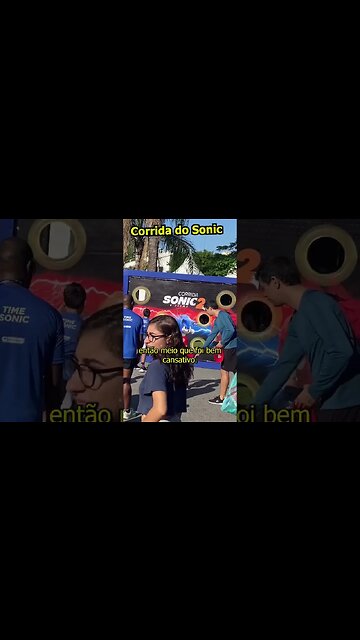 Fui na CORRIDA do SONIC #shorts