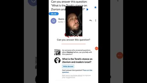 answers for Quora - Torah and Zionism