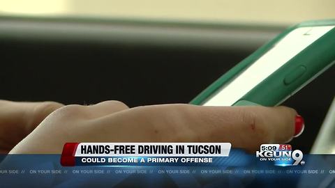 City council members will vote on changing hands-free ordinance to primary offense