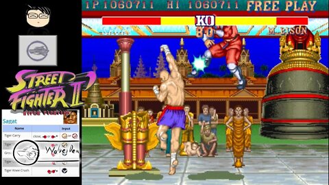 (MAME) Street Fighter 2 Hyper Fighting - 03 - Sagat - (bosses only)