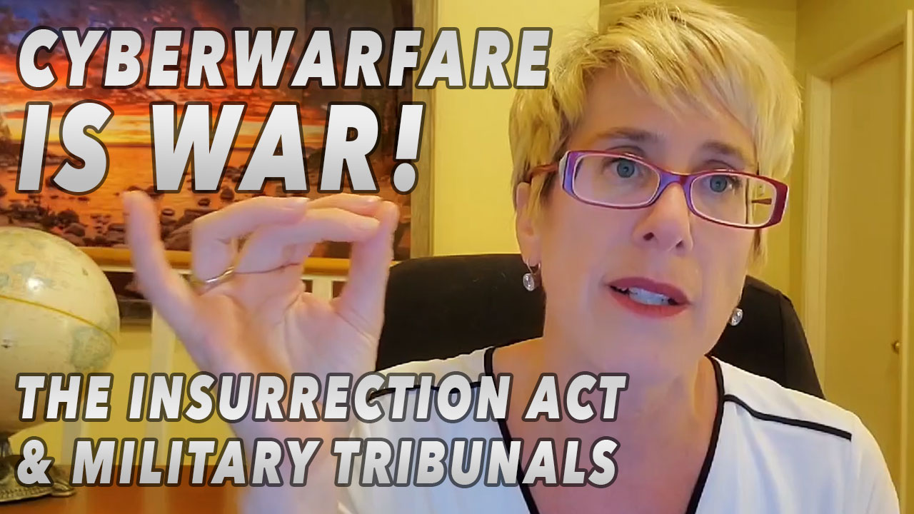 Cyberwarfare IS War: Election Fraud & The Insurrection Act (12th & 14th Amendment)