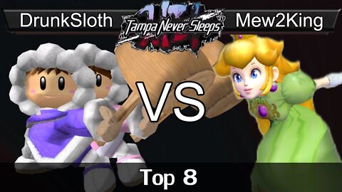 DrunkSloth (Climbers) vs. COG MVG|Mew2King (Peach & Fox) - Melee Top 8 - TNS 6