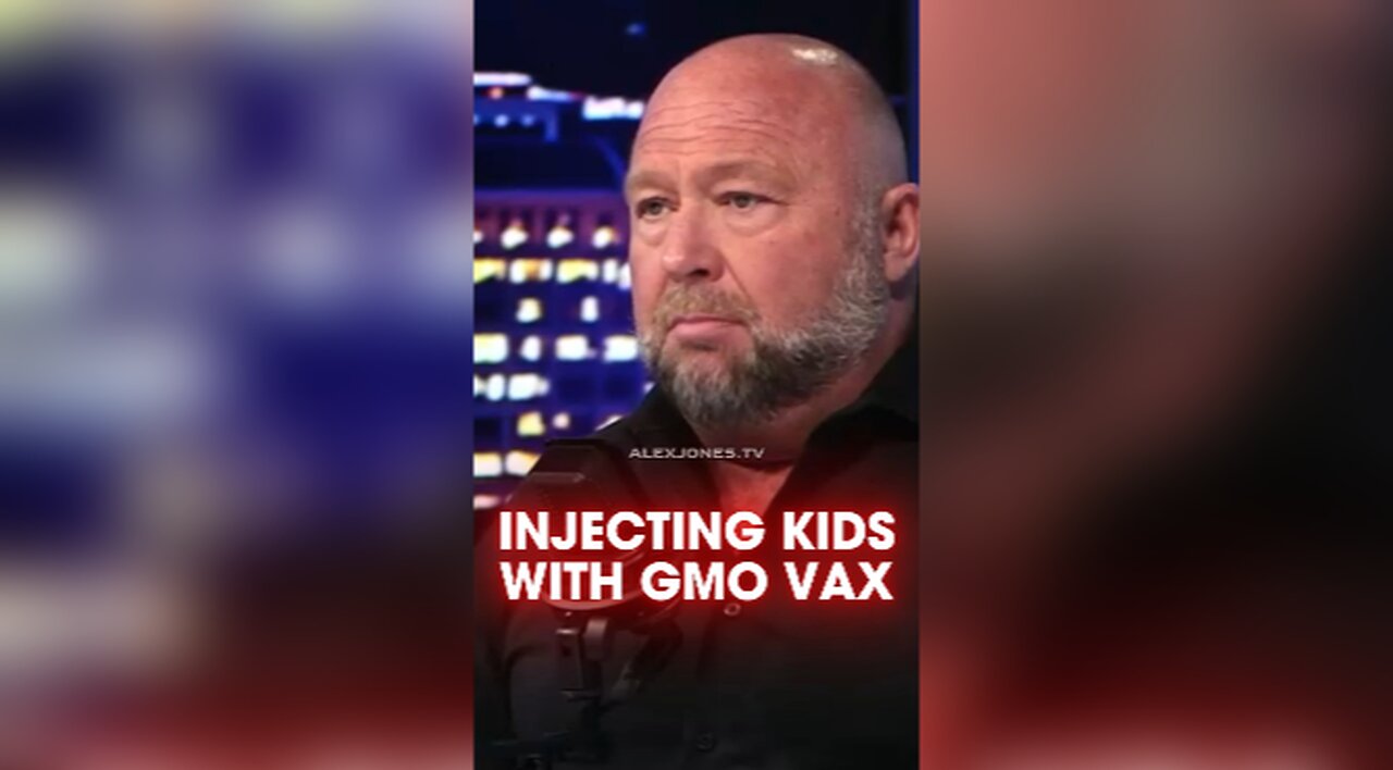 Alex Jones: Watch Bill Gates Excitedly Discuss Shooting GMO Vaccines Into Children - 8/26/24