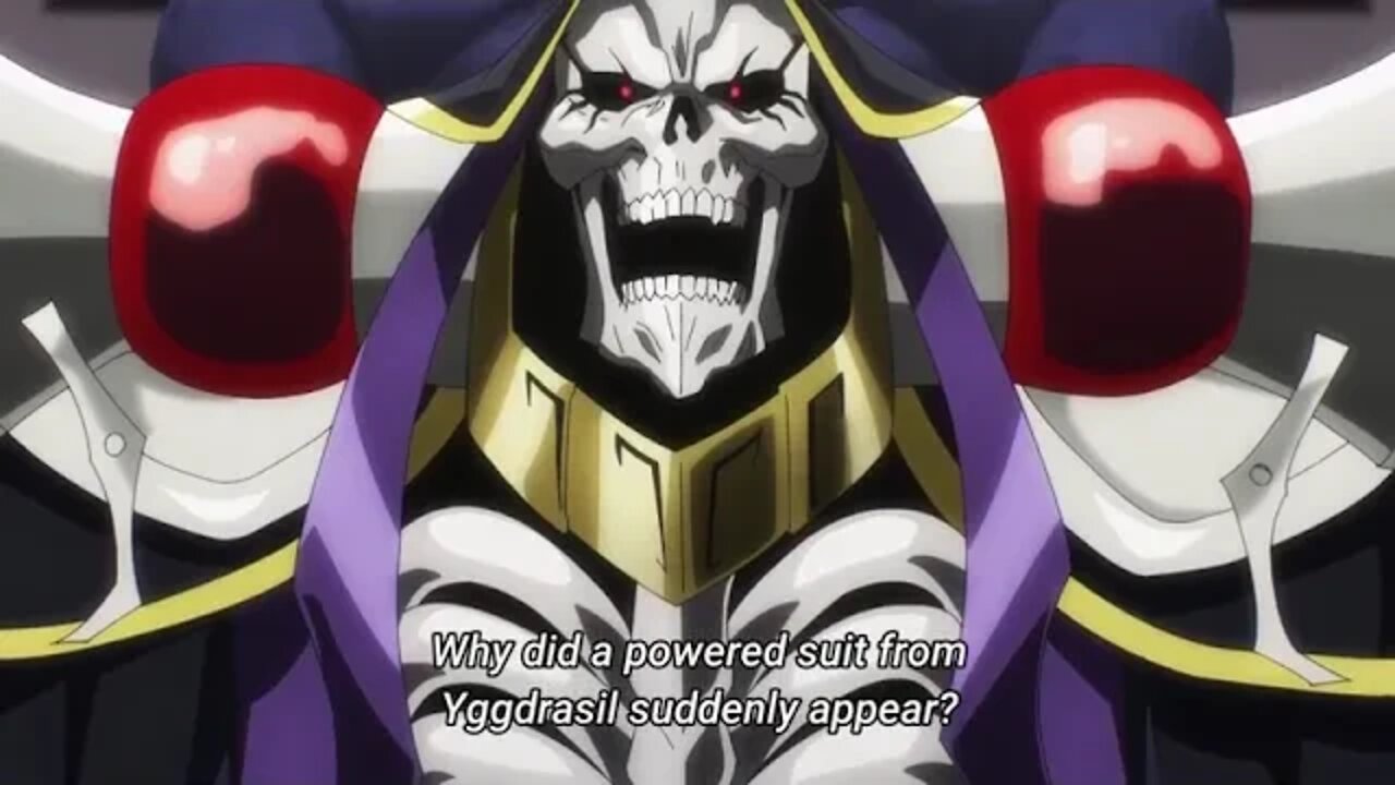 Ainz Notices That the Armor Is from Yggdrasil