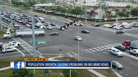 Population growth causing problems on Big Bend Road