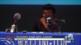Mark-Antony Richards signs with Auburn