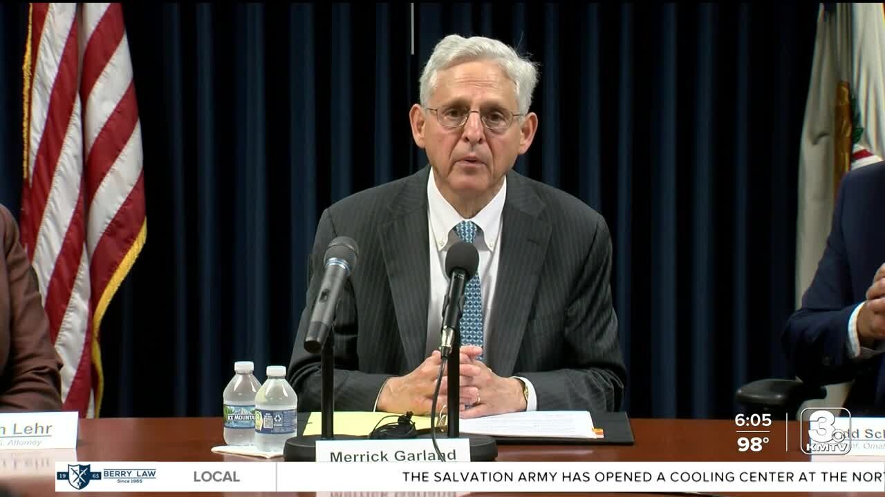 Attorney General Merrick Garland visits Omaha and Nebraska law enforcement