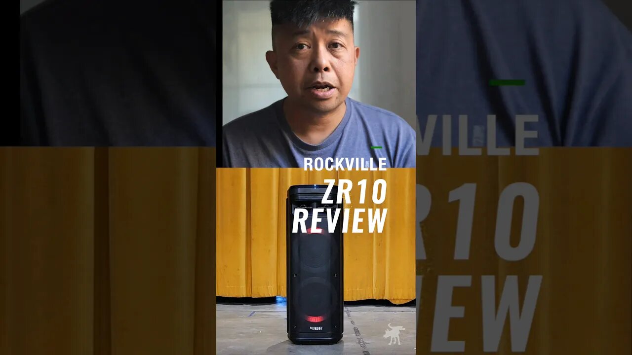 Rockville ZR10 review #tech #partyspeaker @RockvilleAudio