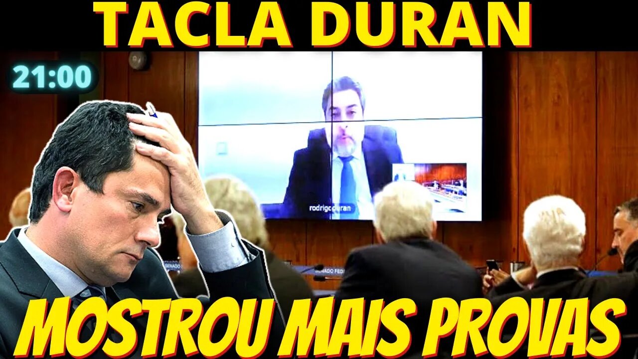 21h Pra desespero de Sérgio Moro, Tacla Duran presta e acusa Lava Jato