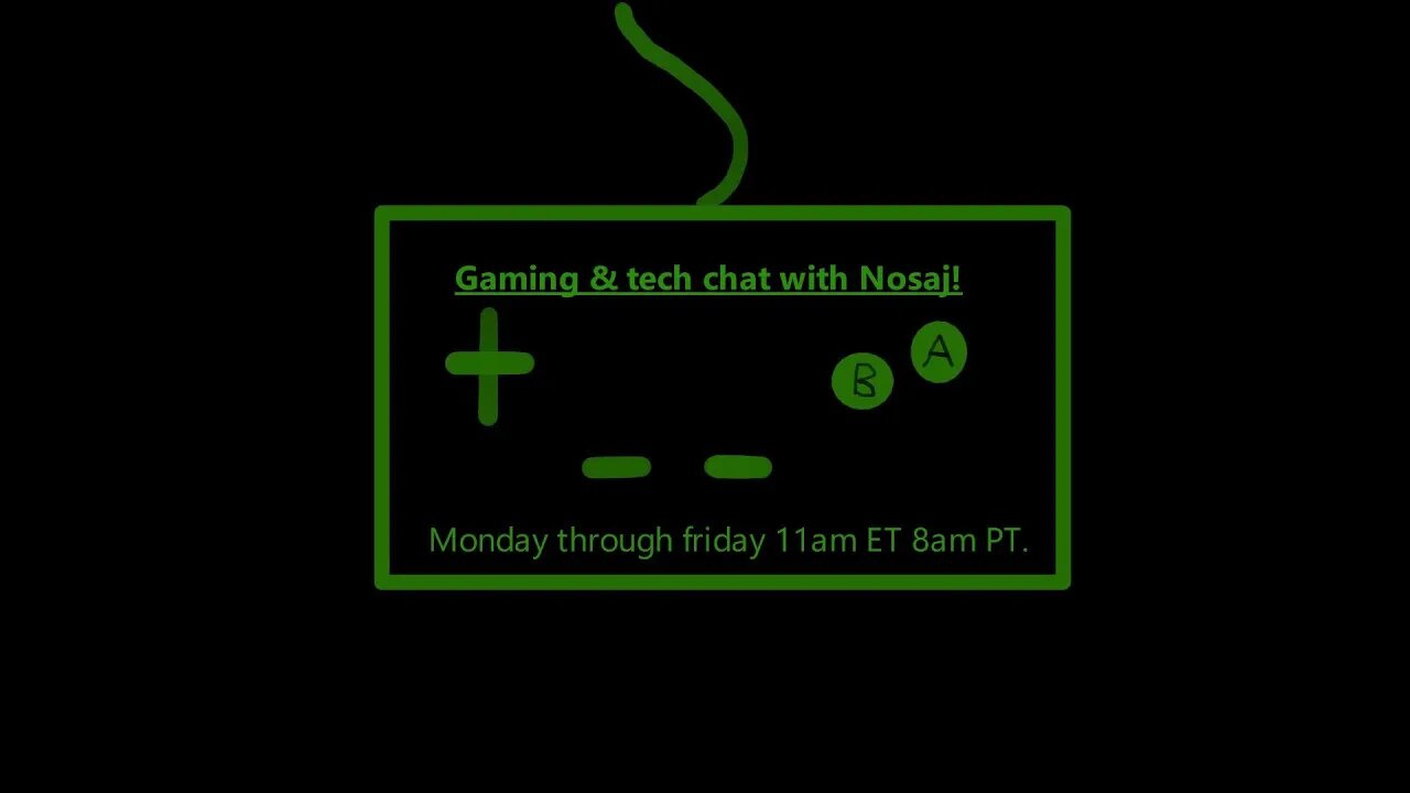 Gaming and Tech news, with Nosaj!