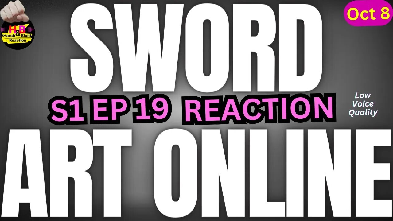 Kirito's Illusion Magic- Monster Form? | S1 EP 19 Sword Art Online Anime Reaction Theory Harsh&Blunt