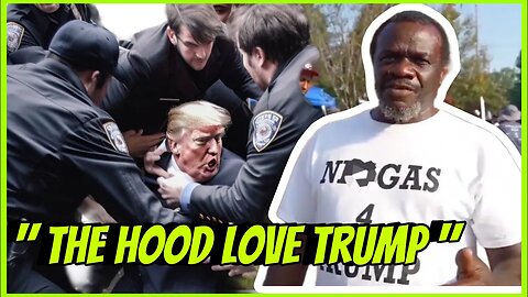 Man Goes Viral on Live TV for " Niggas 4 Trump " T-shirt