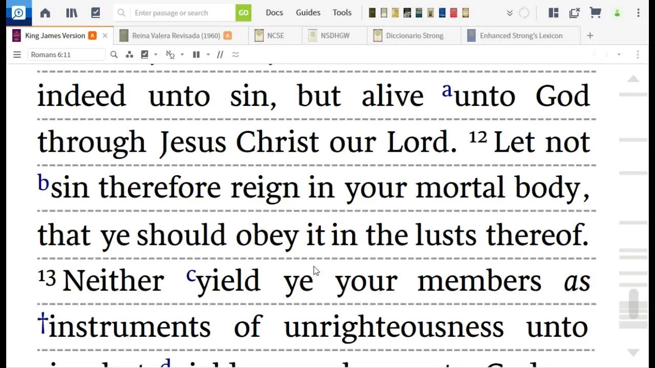 For he that is dead is freed from sin.
