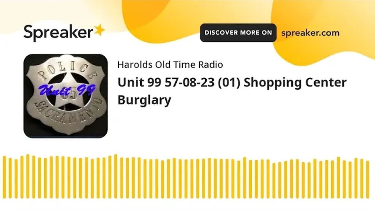 Unit 99 57-08-23 (01) Shopping Center Burglary