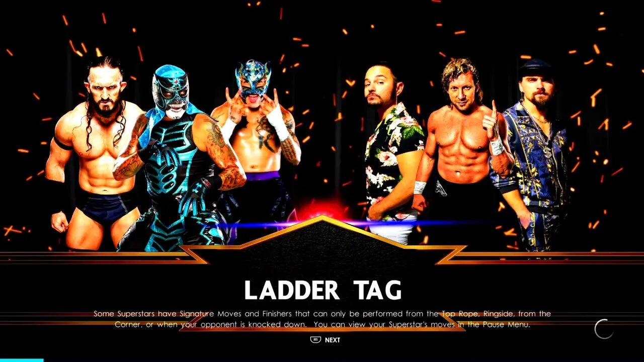 AEW Dynamite The Elite vs Death Triangle in a Ladders Match