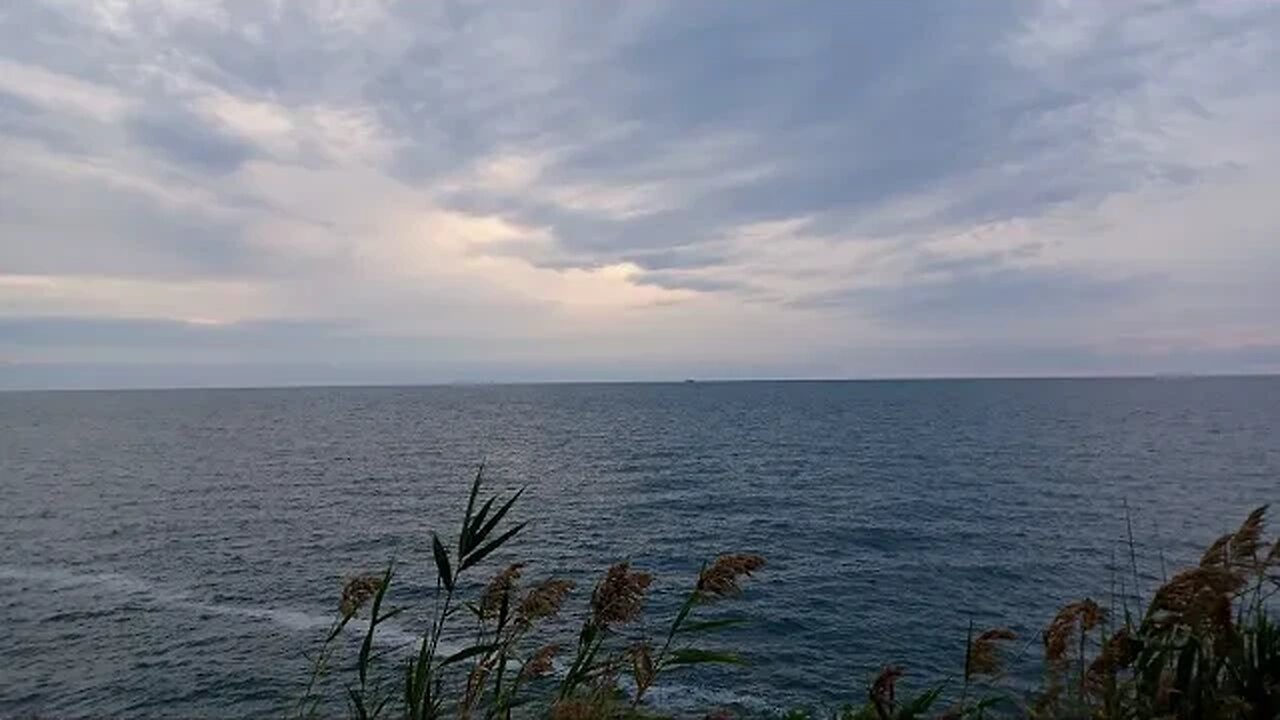 Lake Erie Sunset Obscured by Clouds & a Bit Chilly ~ September 19, 2023