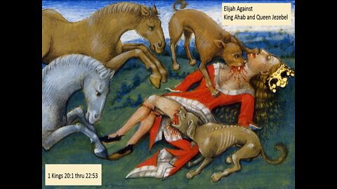 Queen Jezebel and Husband King Ahab, and Elijah's Confrontation