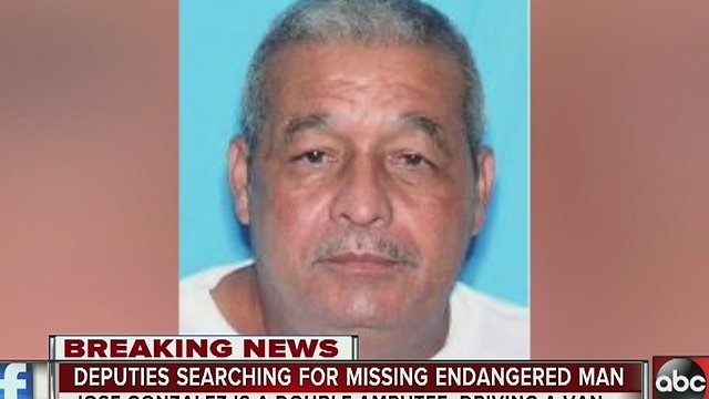 Deputies search for missing endangered man