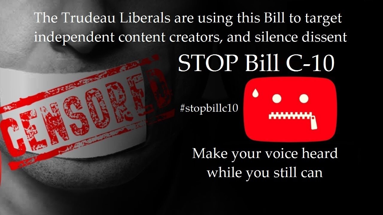 Bill C-10 is an all out assault on freedom of speech