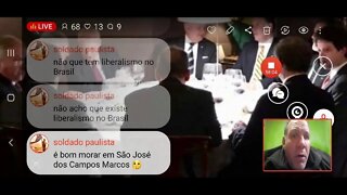 Ao vivo : só tem candidato ruim e direita fake Nutella nessa país