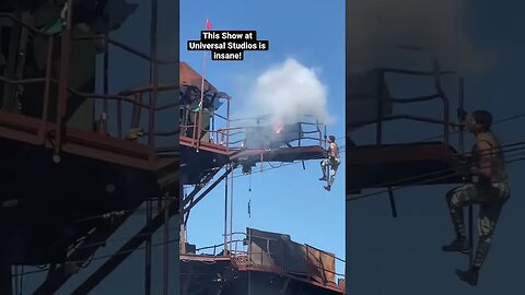 This Show at Universal Studios is INSANE! 🔥😱 #shorts