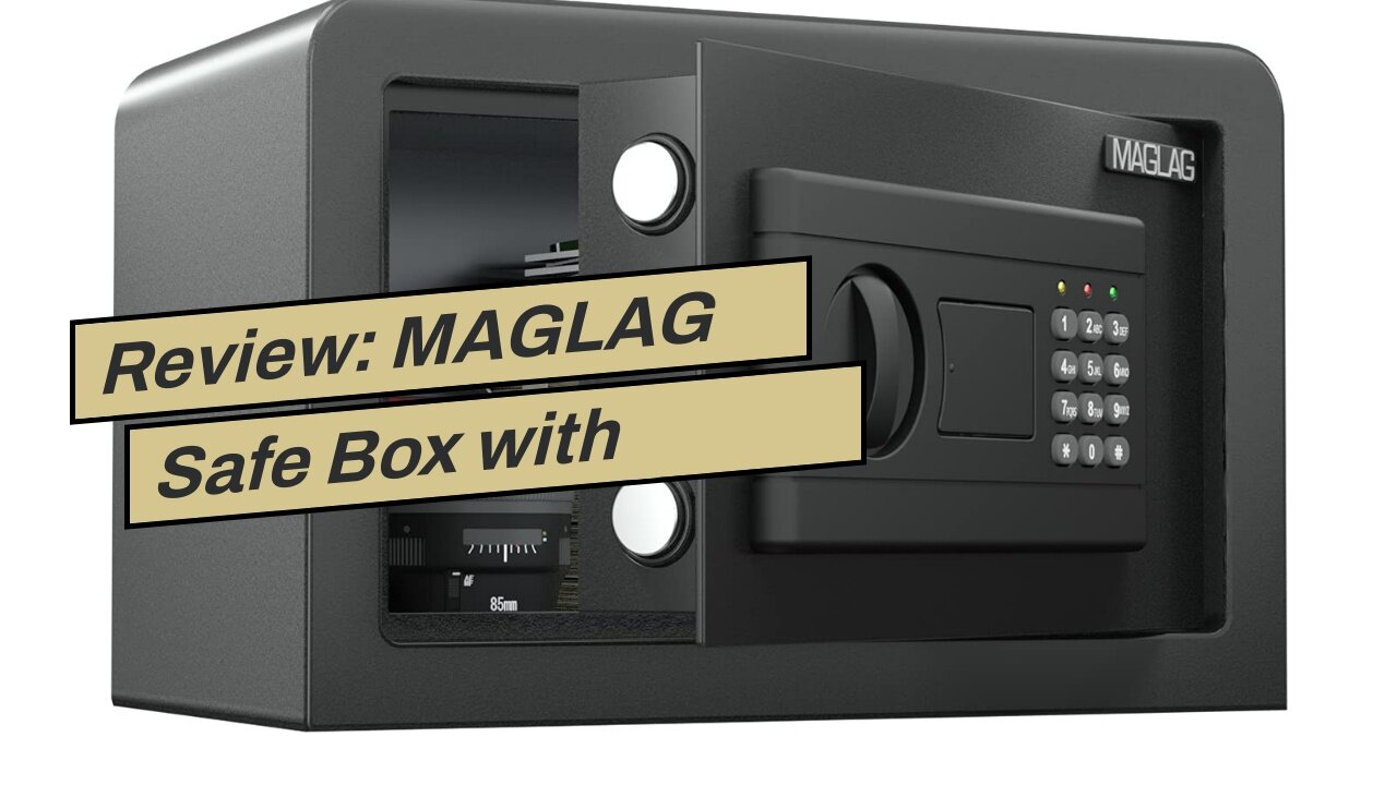 Review: MAGLAG Safe Box with Digital Keypad, Steel Money Safe Lock Box with Wall or Floor Mount...