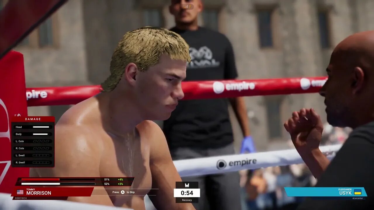 Undisputed Boxing Online Ranked Gameplay Tommy Morrison vs Oleksandr Usyk (Chasing Platinum 1)