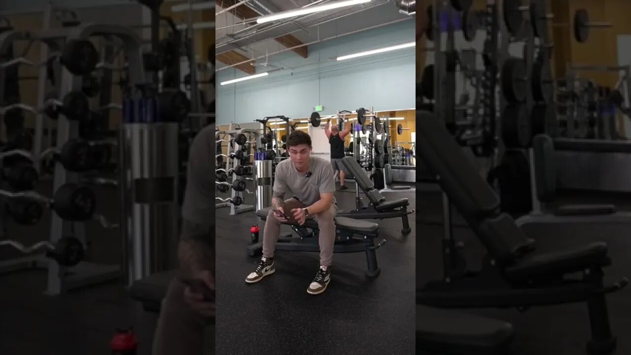 Mic’d up push workout 🏋️♀️
