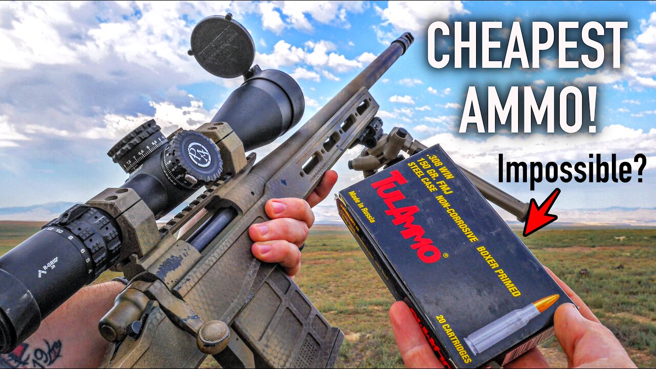 CHEAPEST .308 Ammo Long Range Challenge (SURPRISING!!!)