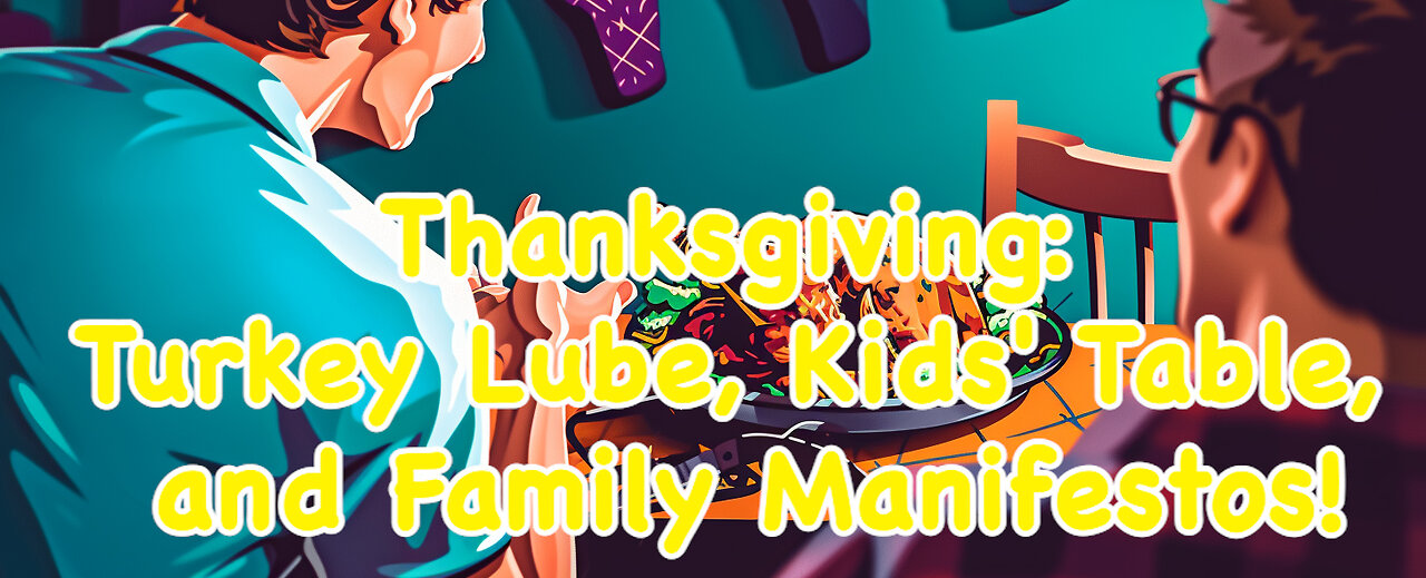 Thanksgiving: Turkey Lube, Kids' Table, and Family Manifestos!