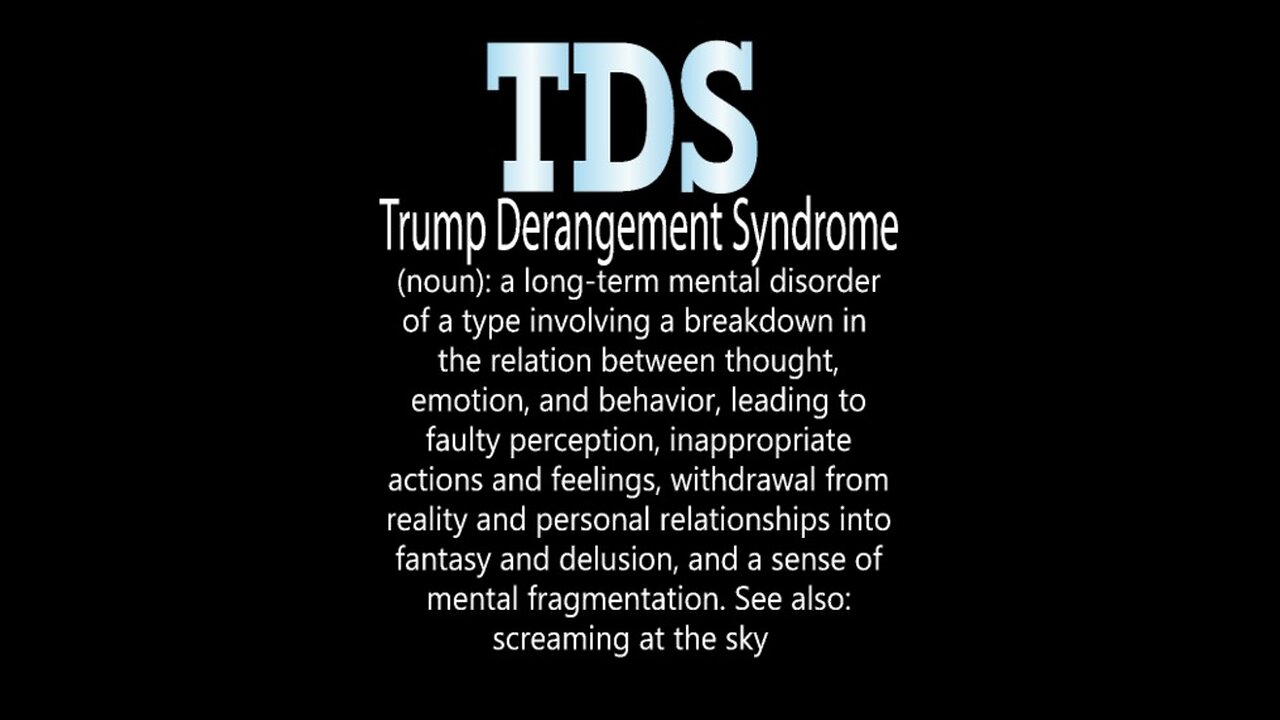 Trump Derangement Syndrome runs rampant!!!