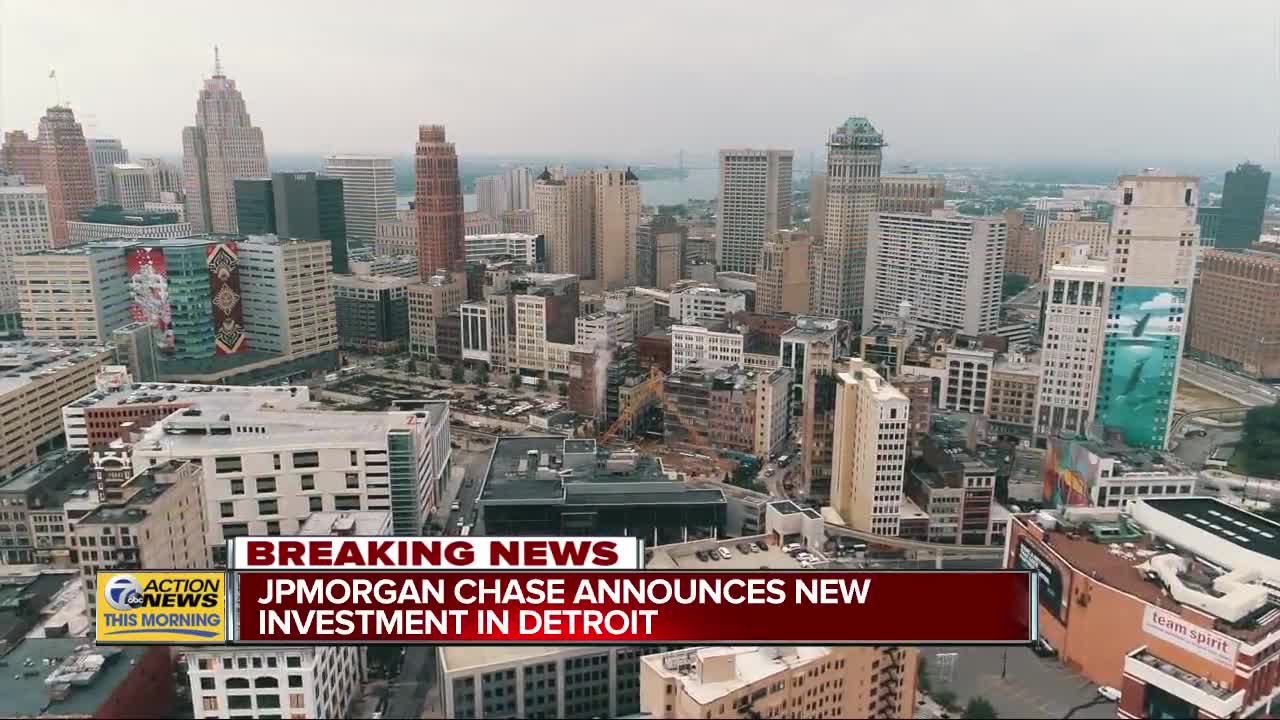 JPMorgan Chase to invest $200M total in Detroit by 2022