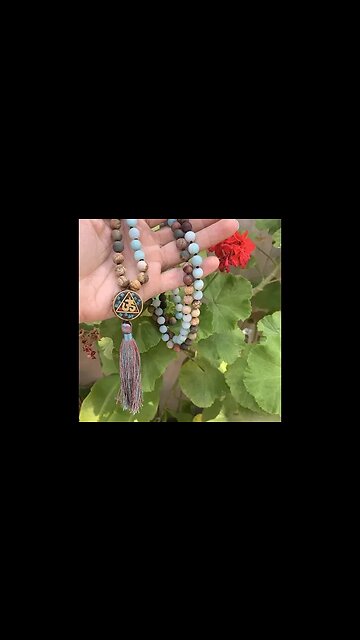 HUM PRAYER BEAD PENDANT