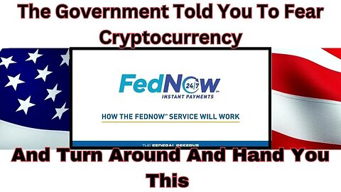 |NEWS| The Fed Now Is Just Blockchain & Crypto Tech Repackaged