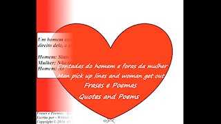 Cantadas do homem e foras da mulher: Anjo e capeta! [Frases e Poemas]