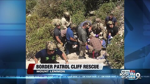 Border Patrol agents rescue 70-year-old man who fell off cliff