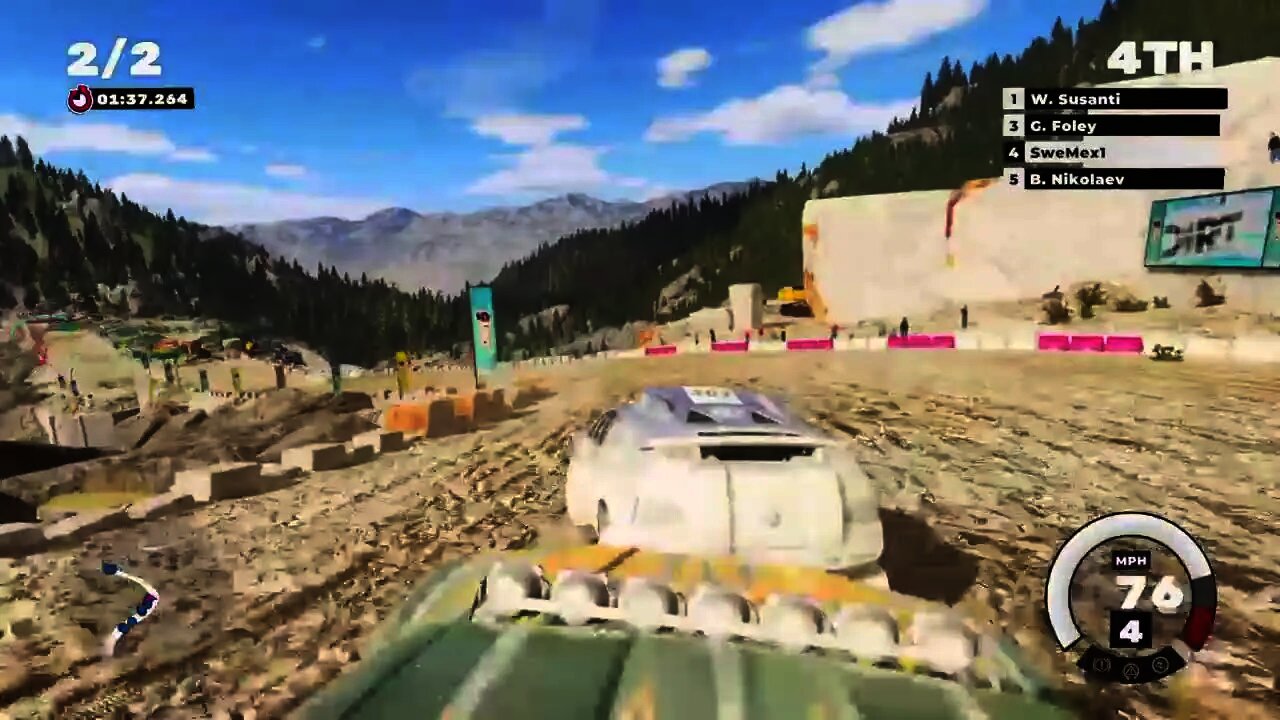 Playing my first time DIRT5