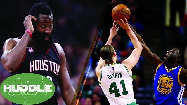 Is James Harden CHOKING vs Spurs? Draymond Green & Isaiah Thomas FIGHT Over Kelly Olynyk -The Huddle