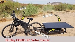 Solar Electric Bike Trailer - UNLIIMITED RANGE