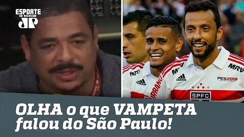 OLHA o que VAMPETA falou do São Paulo campeão do 1º turno!